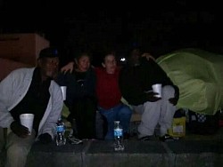 Pastor Kim with the Homeless