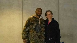 Pastor Kim with her Dear Homeless Friend Dave